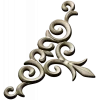Acanthus Corner Ornament - STL 3D Model for CNC
