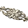 Baroque Floral Applique - detailed STL 3D model for CNC