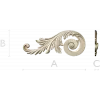 Резная завитка ака?нт - 3D модель STL для ЧПУ
