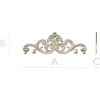 Rose Acanthus Cartouche - STL 3D Model for CNC