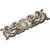 Рокайльный картуш с овальным медальоном - STL для ЧПУ