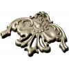 Rococo Floral Corner STL for CNC Milling