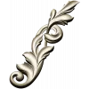 Acanthus Vertical Scroll STL 3D Model for CNC