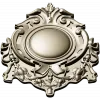 Aureate Rocaille Medallion - STL 3D model for CNC