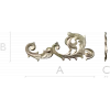 Rococo Acanthus Corner STL 3D Model for CNC