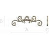 Барочный вензель для фрезерной резьбы - stl модель для ЧПУ