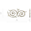 Auric Acanthus Scroll - STL 3D Model for CNC Decorative Panel