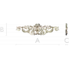 Барочный картуш с розами - 3D модель STL для ЧПУ