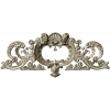 Rococo Shell Cartouche STL for CNC