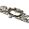 Rococo Shell Cartouche STL for CNC