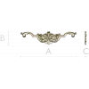 Rococo Scroll Crest - STL 3D model for CNC milling