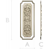 Vertical Acanthus Decorative Panel STL for CNC