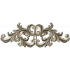 Rococo Acanthus Horizontal Ornament STL 3D Model for CNC