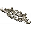 Rococo Acanthus Horizontal Ornament STL 3D Model for CNC