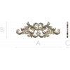 Rococo Acanthus Horizontal Ornament STL 3D Model for CNC