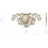 Ornate Rococo Cartouche STL for CNC Milling