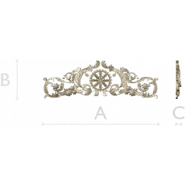 Acanthus Wheel Cartouche