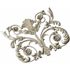 Rocaille Shell Cartouche - STL 3D model for CNC milling