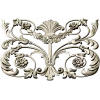 Rocaille Shell Cartouche - STL 3D model for CNC milling
