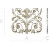 Rocaille Shell Cartouche - STL 3D model for CNC milling