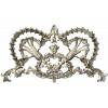 Baroque Laurel Crown Cartouche - STL 3D Model for CNC
