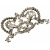Baroque Laurel Crown Cartouche - STL 3D Model for CNC