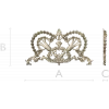 Baroque Laurel Crown Cartouche - STL 3D Model for CNC