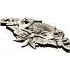 Картуш "Солнечные грифоны" - 3D модель STL для ЧПУ