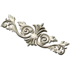 Baroque Acanthus Central Cartouche - STL 3D model for CNC