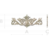 Baroque Acanthus Central Cartouche - STL 3D model for CNC