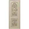 Ornate Double-Cartouche Door Panel STL for CNC