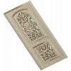 Ornate Double-Cartouche Door Panel STL for CNC