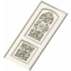 Ornate Double-Cartouche Door Panel STL for CNC