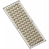 Woven Basket Door Panel STL for CNC