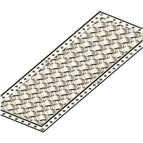 Woven Basket Door Panel STL for CNC