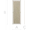Woven Basket Door Panel STL for CNC