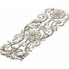 Ornate Floral Door Applique STL for CNC