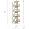 Ornate Door Panel 3D STL for CNC Milling