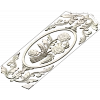 Rose Medallion Vertical Relief - STL 3D Model for CNC