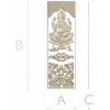 Ganesha Relief Panel STL for CNC Carving