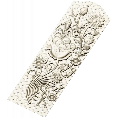 Floral Lattice CNC Panel STL