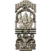 Ganesha Shrine Door Panel STL for CNC