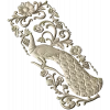 Peacock Decorative Panel STL for CNC Milling
