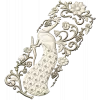 Peacock Decorative Panel STL for CNC Milling
