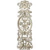 Baroque Vertical Applique STL 3D Model for CNC