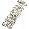 Baroque Vertical Applique STL 3D Model for CNC