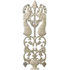 Peacock Ornamental Panel STL for CNC Milling