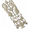 Peacock Ornamental Panel STL for CNC Milling