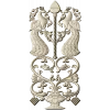 Peacock Ornamental Panel STL for CNC Milling
