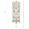Peacock Ornamental Panel STL for CNC Milling